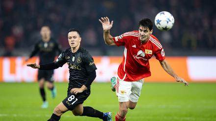 Diogo Leite (rechts) steht mit Union vor einem weiteren richtungsweisenden Spiel.