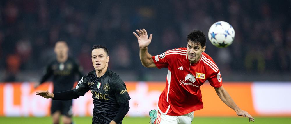 Diogo Leite (rechts) steht mit Union vor einem weiteren richtungsweisenden Spiel.