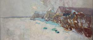 Karl Hagemeister: Ferch im Winter, Öl auf Leinwand, 1895.