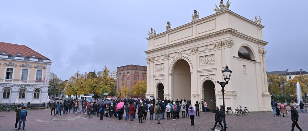 Friedensgebet vor dem Brandenburger Tor