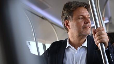 Vizekanzler und Wirtschaftsminister Robert Habeck von den Grünen. 