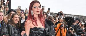 PFW Vivienne Westwood Arrivals Julia Fox arriving at Vivienne Westwood show during Fashion Week in Paris, France on March 4, 2023. Photo by Julien Reynaud/APS-Medias/ABACAPRESS.COM Paris France PUBLICATIONxNOTxINxFRAxSPAxUKxUSAxBELxPOL Copyright: xReynaudxJulien/APS-Medias/ABACAx 844546_053 ReynaudxJulien/APS-Medias/ABACAx 844546_053
