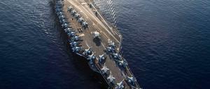 Der Flugzeugträger USS Gerald R. Ford wurde ins östliche Mittelmeer verlegt.