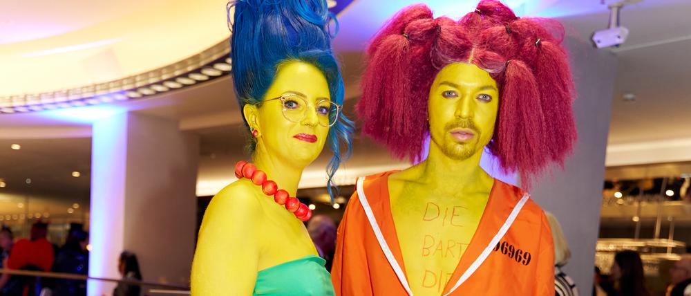 Weniger angsteinflößend, dafür kreativ: Die Simpsons.