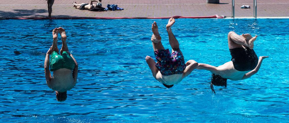 Das Prinzenbad in Kreuzberg war 2023 das beliebteste der Berliner Sommerbäder und zog 338.225 Besucher an.