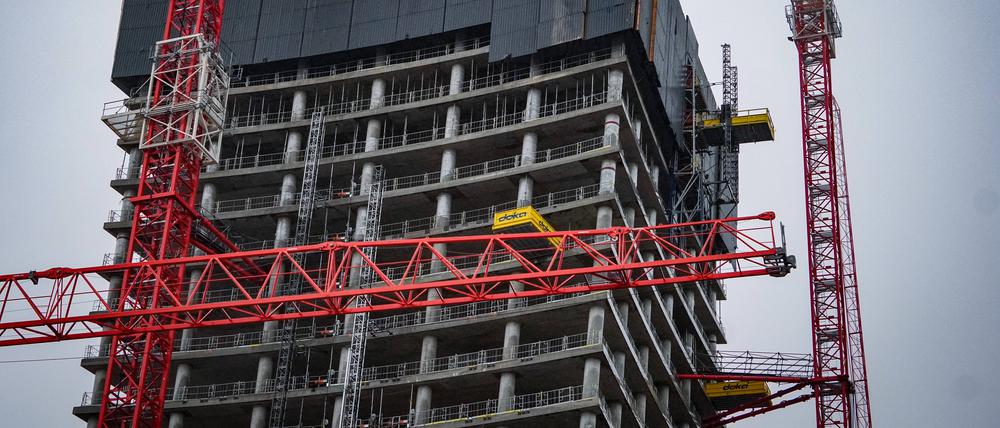 Baustelle in Hamburg.