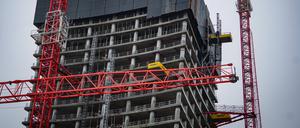 Baustelle in Hamburg.