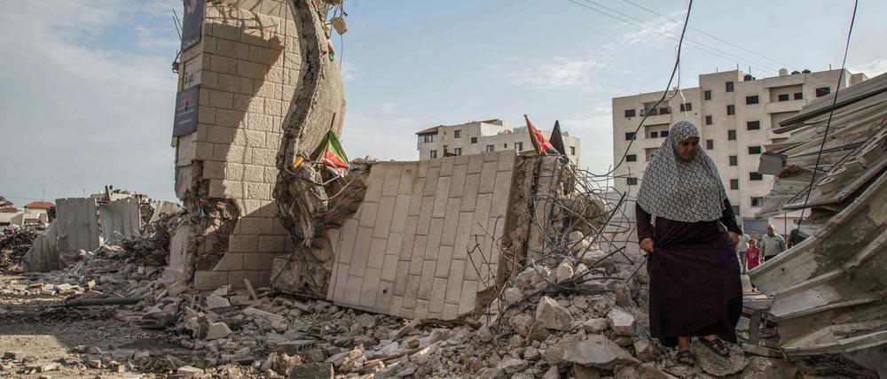 Zerstörung im Gazastreifen.
