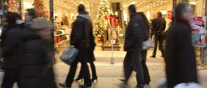 Weihnachtsshopping in Berlin.
