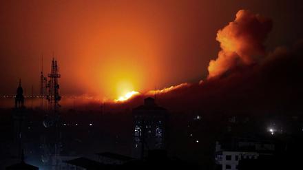 Gaza nach einem israelischen Bombenangriff.