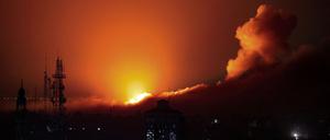 Gaza nach einem israelischen Bombenangriff.