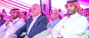 Der saudische Kronprinz Mohammed bin Salman ist mit Fifa-Chef Gianni Infantino bereits bestens bekannt.