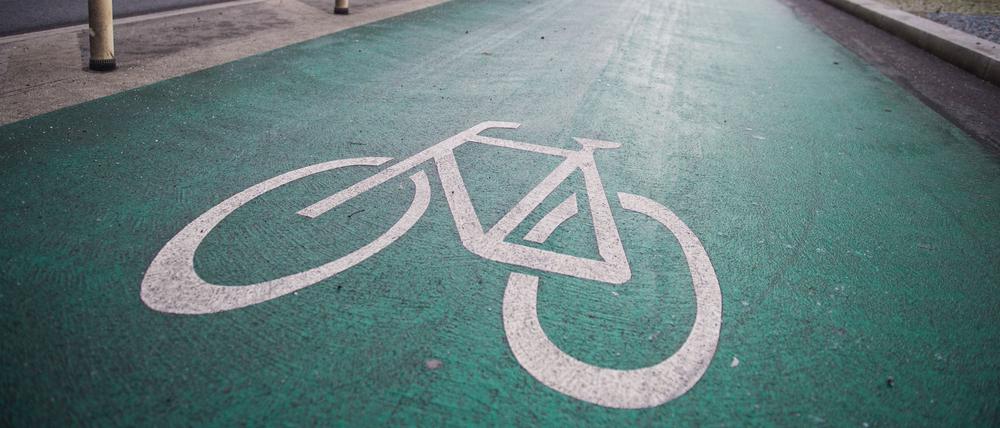 Ein Radweg in Berlin.