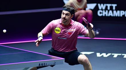 Timo Boll schied in Frankfurt schon in der ersten Runde aus.