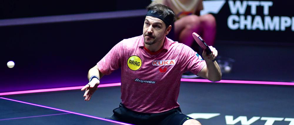 Timo Boll schied in Frankfurt schon in der ersten Runde aus.