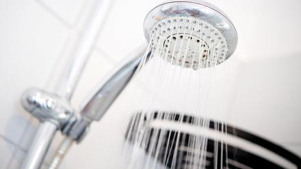 Warme Dusche.