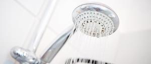 Warme Dusche.