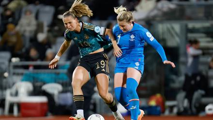 Hier kam der letzte Pass nicht an, dort passte der Abschluss nicht. Auch bei Deutschlands Klara Bühl (l.) ist leistungstechnisch noch Luft nach oben.