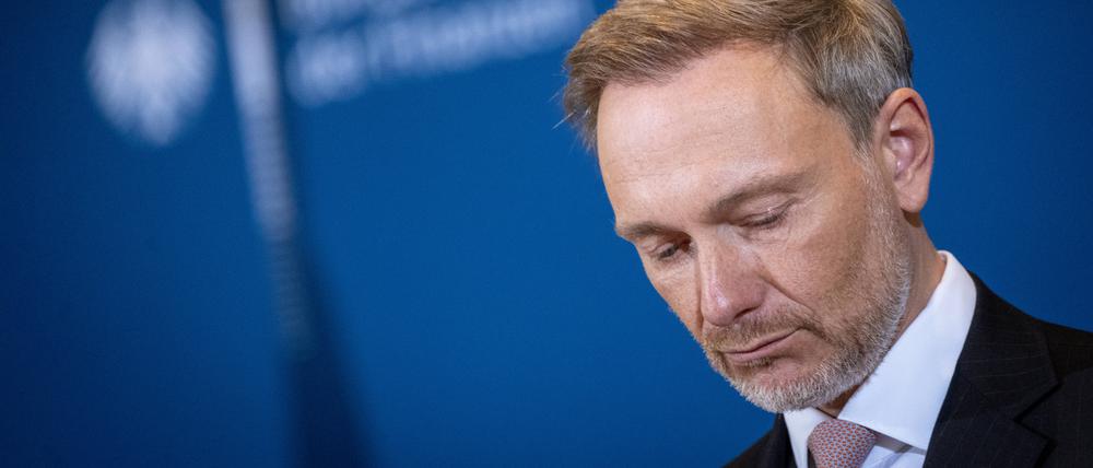 Bundesfinanzminister Christian Lindner (FDP)