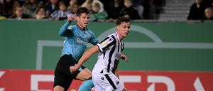 Leverkusen und Sandhausen lieferten sich einen offenen Schlagabtausch.