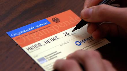 Organspendeausweis