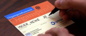 Organspendeausweis