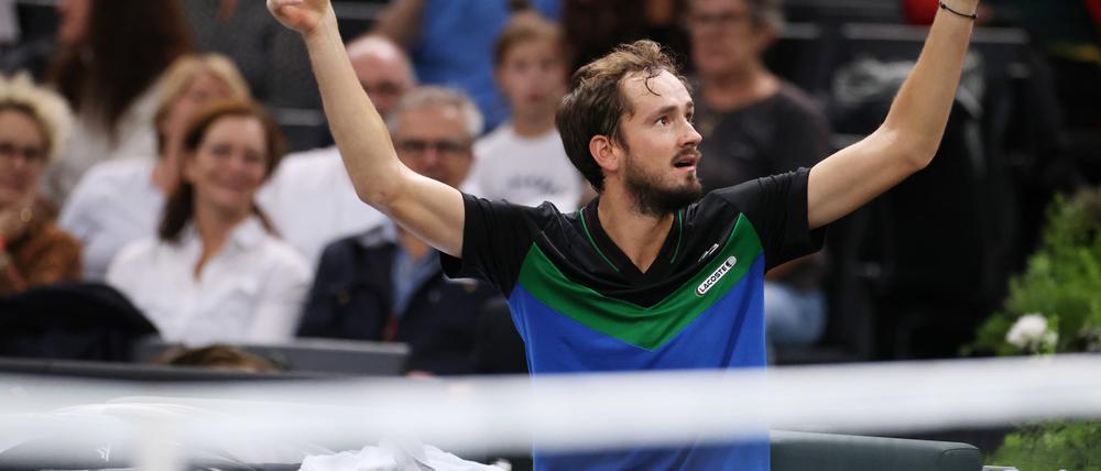 Tennisprofi Medwedew legt sich öfter mit dem Publikum an.