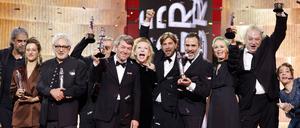 Die Preisträger der 35. European Film Awards, 2022 in Reykjavík.