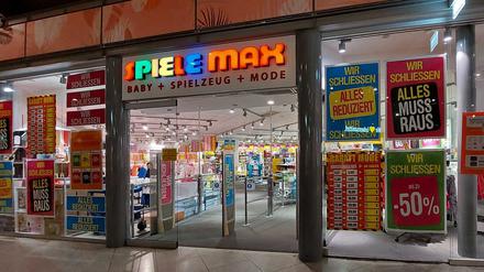 Spiele Max im Stern-Center in Potsdam schließt seine Filiale.