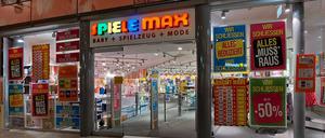 Spiele Max im Stern-Center in Potsdam schließt seine Filiale.