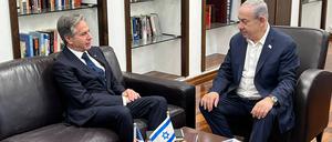 US-Außenminister Antony Blinken besucht Israel zum dritten Mal seit dem Angriff der Hamas am 07. Oktober.