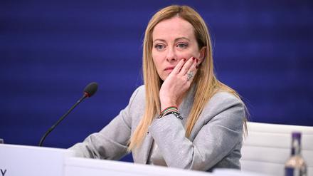 Die italienische Ministerpräsidentin: Giorgia Meloni.