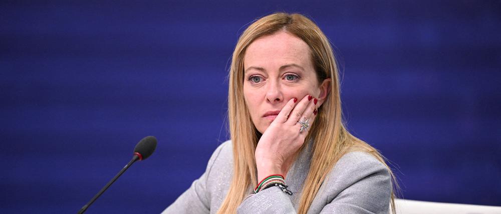 Die italienische Ministerpräsidentin: Giorgia Meloni.
