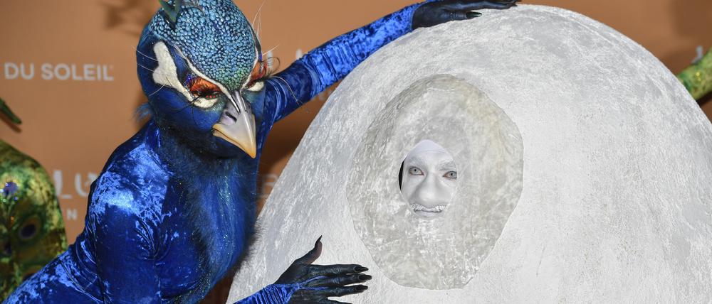 Heidi Klum (l) und Ehemann Tom Kaulitz bei ihrer 22. jährlichen Halloween-Party.