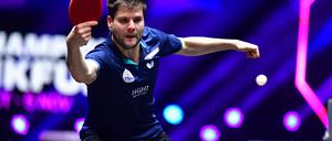 Schon wieder verloren. Dimitrij Ovtcharov im Spiel gegen Ma Long