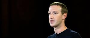 Mark Zuckerberg speaks at Georgetown University in Washington on October 17, 2019.