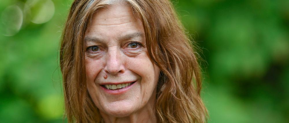 Angela Winkler, Theater- und Filmschauspielerin, aufgenommen auf Schloss Neuhardenberg. Die Schauspielerin erhält in diesem Jahr den Götz George Preis