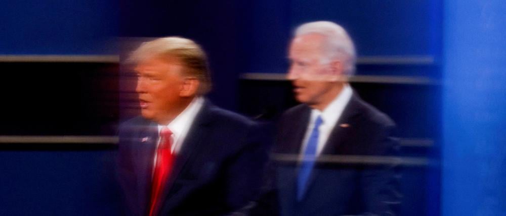 Ex-Präsident Donald Trump und US-Präsident Joe Biden treten wohl wieder gegeneinander an.