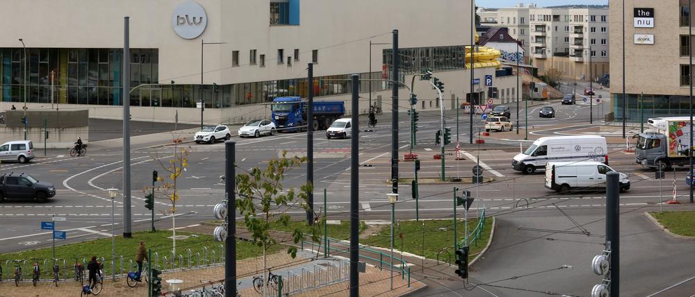 Am Leipziger Dreieck wird die Verkehrsführung geändert. 