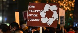 Eine pro-palästinensische Demonstration in Essen.
