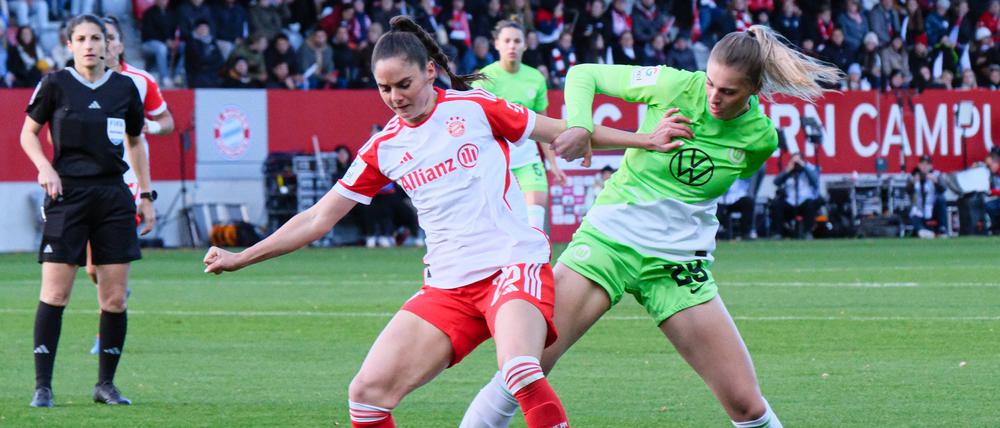 Immer einen Schritt voraus: Der FC Bayern München dominierte den VfL Wolfsburg zeitweise nach Belieben.