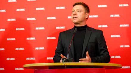 Martin Schirdewan, Co-Vorsitzender der Partei Die Linke, im Karl-Liebknecht Haus in Berlin.