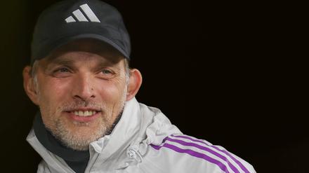 Ich hau’ mal einen raus. Bayerns Trainer Thomas Tuchel.