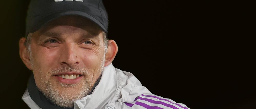 Ich hau’ mal einen raus. Bayerns Trainer Thomas Tuchel.