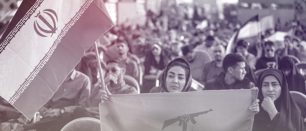 Iranische Unterstützerinnen der Hisbollah.