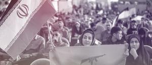 Iranische Unterstützerinnen der Hisbollah.