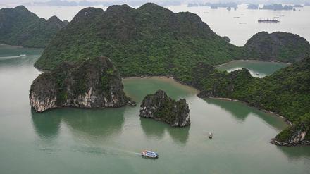 Geplante Bauarbeiten in der Nähe der Halong-Bucht in Vietnam haben Proteste hervorgerufen. (Archivfoto)