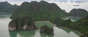 Geplante Bauarbeiten in der Nähe der Halong-Bucht in Vietnam haben Proteste hervorgerufen. (Archivfoto)