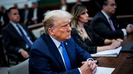 Former U.S. President Donald in New York State Supreme Court