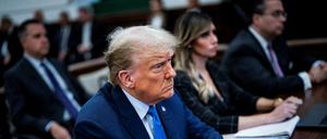 Former U.S. President Donald in New York State Supreme Court